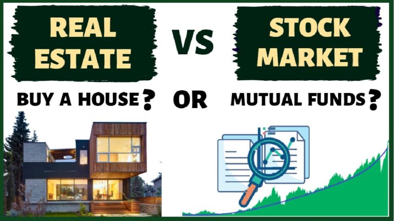 Real Estate vs. Stock Market: Where Should You Invest Your Money?